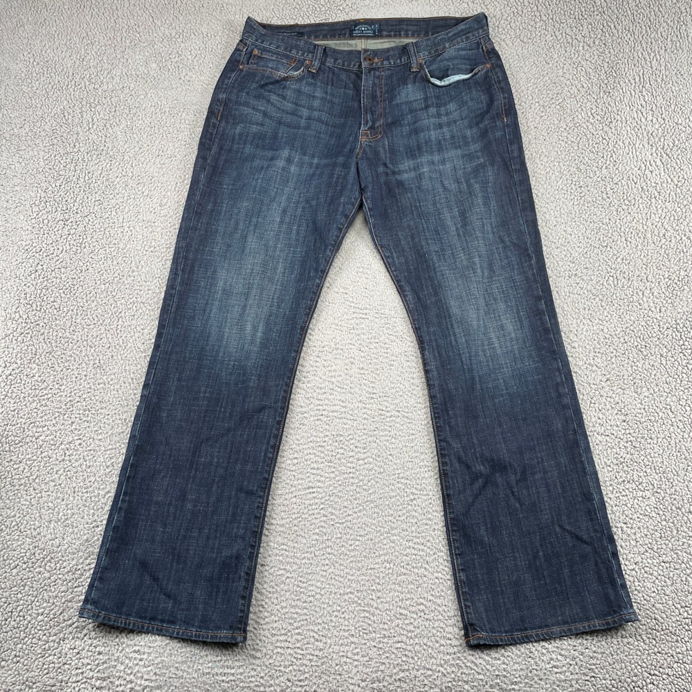 Lucky Brand Jeans Mens 38x34 Blue 367 Vintage Boot Denim Classic Regular Fit